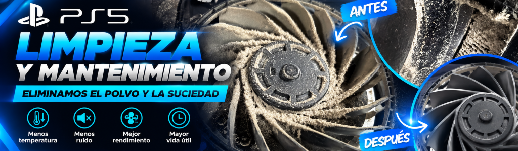 Limpieza PS5_ Antes y Después